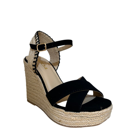 Lorita-S Black Nubuck