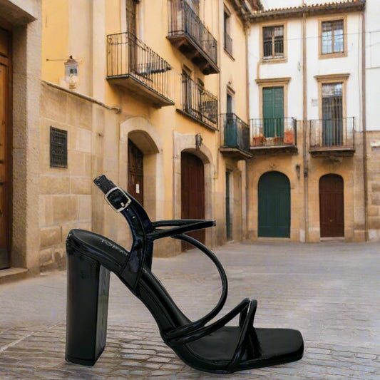 celeste-23 black pat