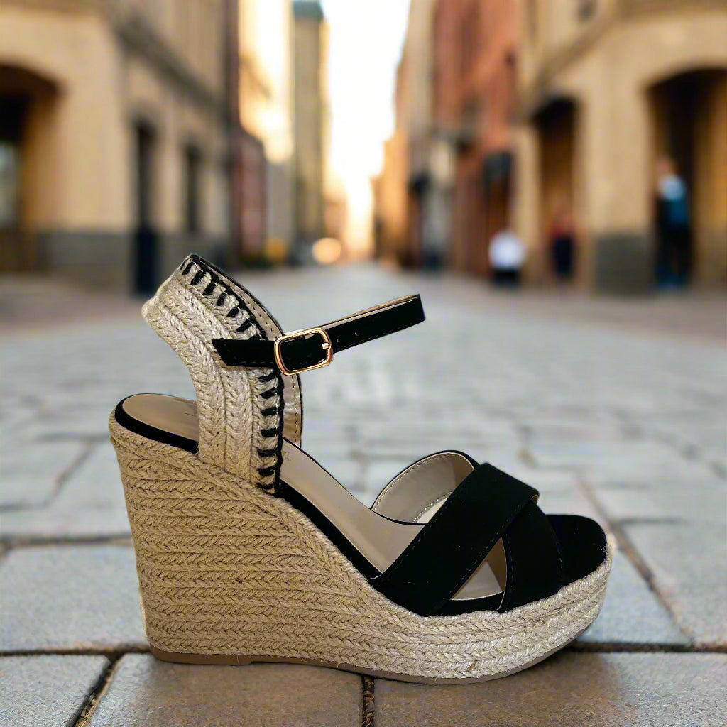 Lorita-S Black Nubuck