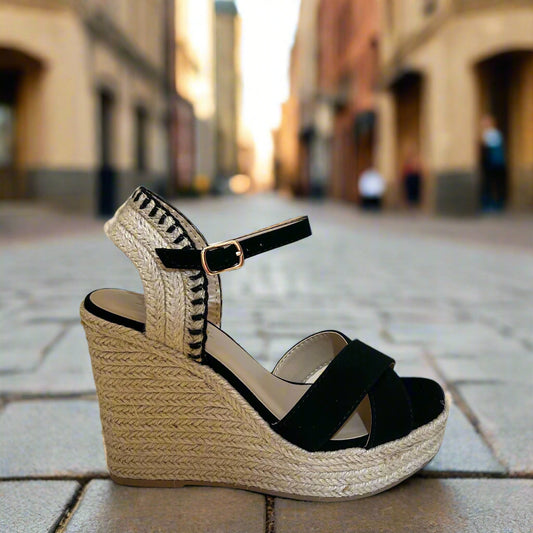 Lorita-S Black Nubuck