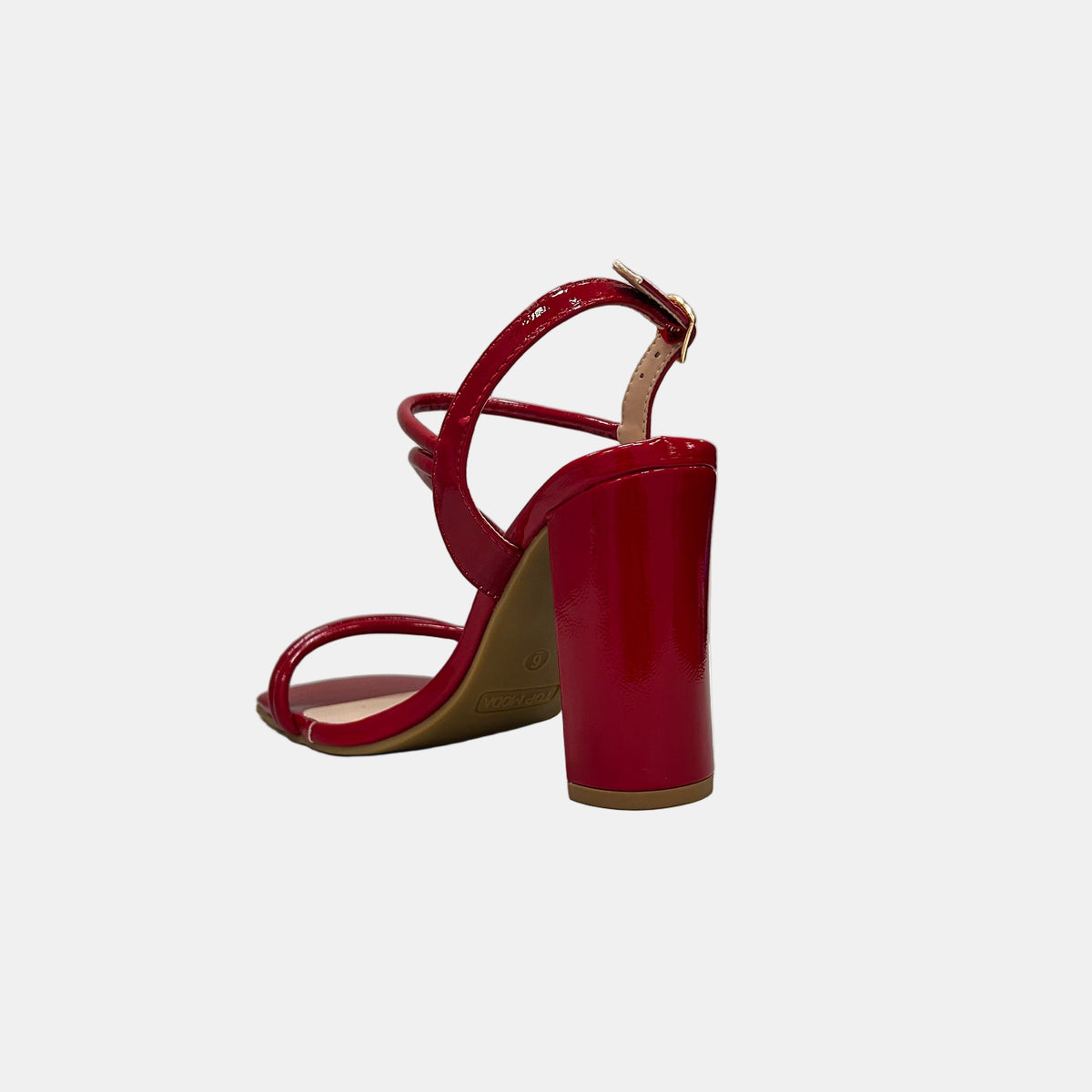 celeste-23 red pat
