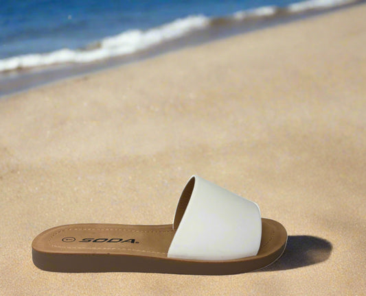 Efron-2s white pu kids shoes