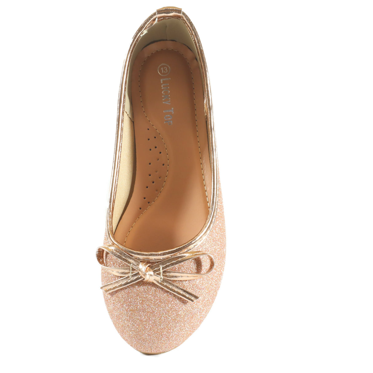 boho-1k rose gold kids shoes