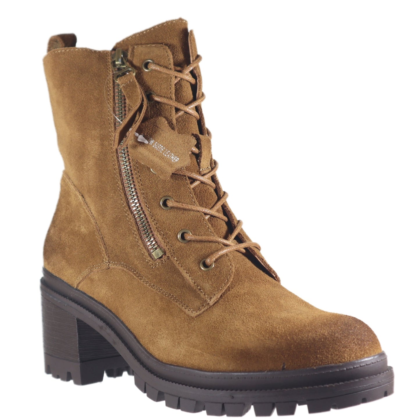 uno-02 camel cowsuede leather