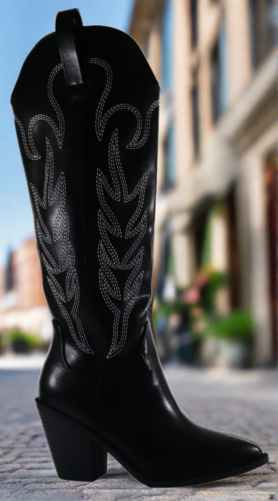 cattle-9 black pu – weimanshoes.com