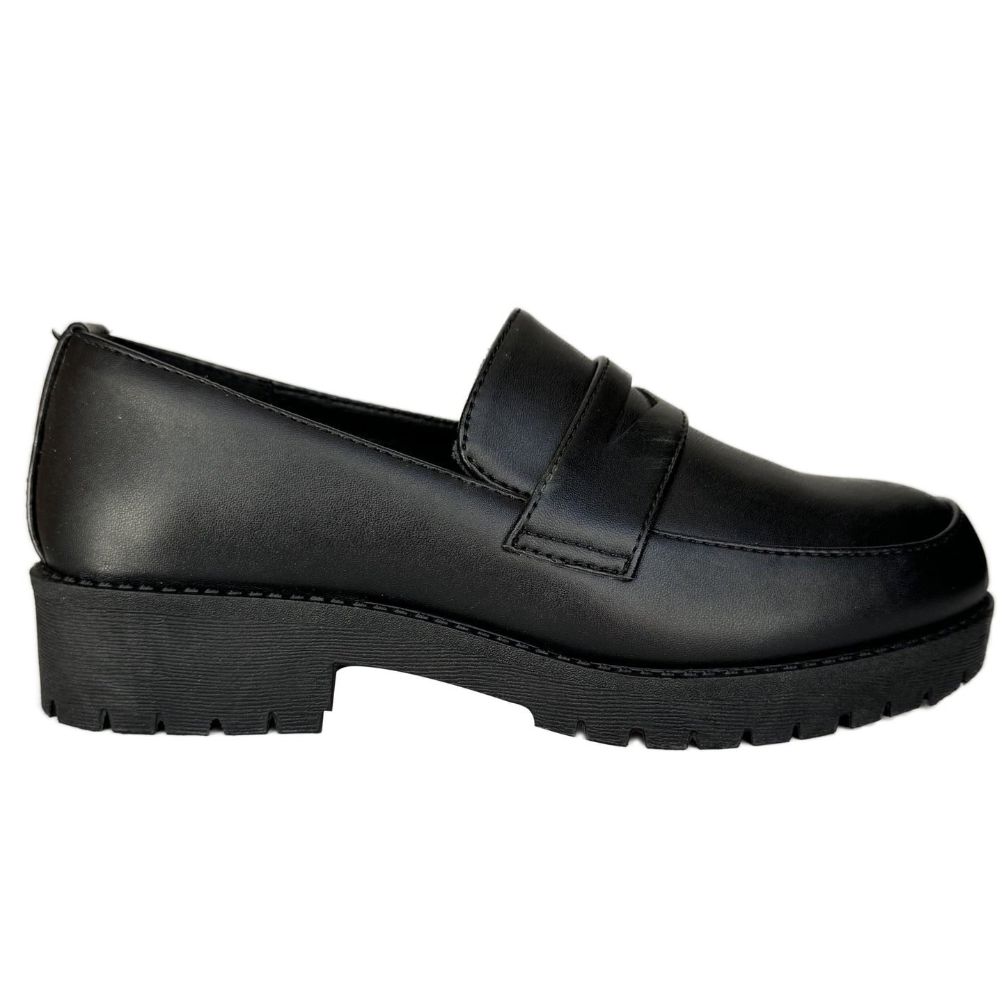 Kingsley-60K black pu kids shoes