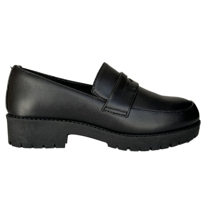 Kingsley-60K black pu kids shoes