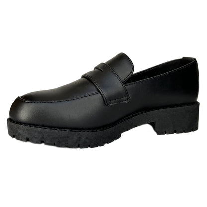Kingsley-60K black pu kids shoes