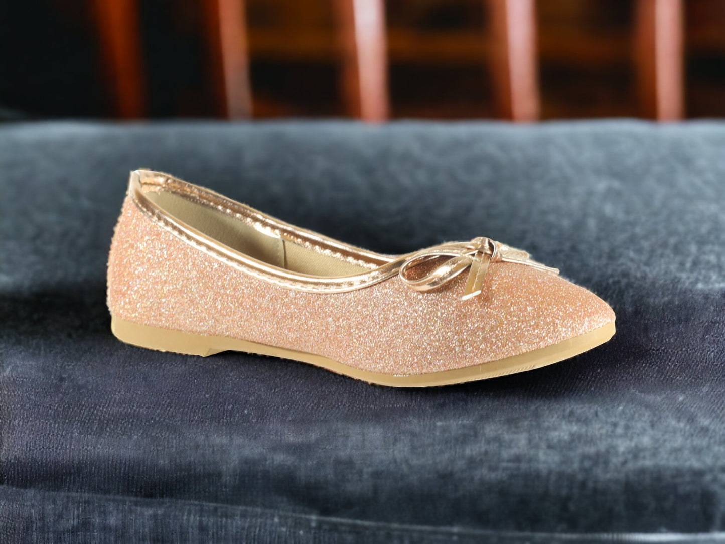 boho-1k rose gold kids shoes