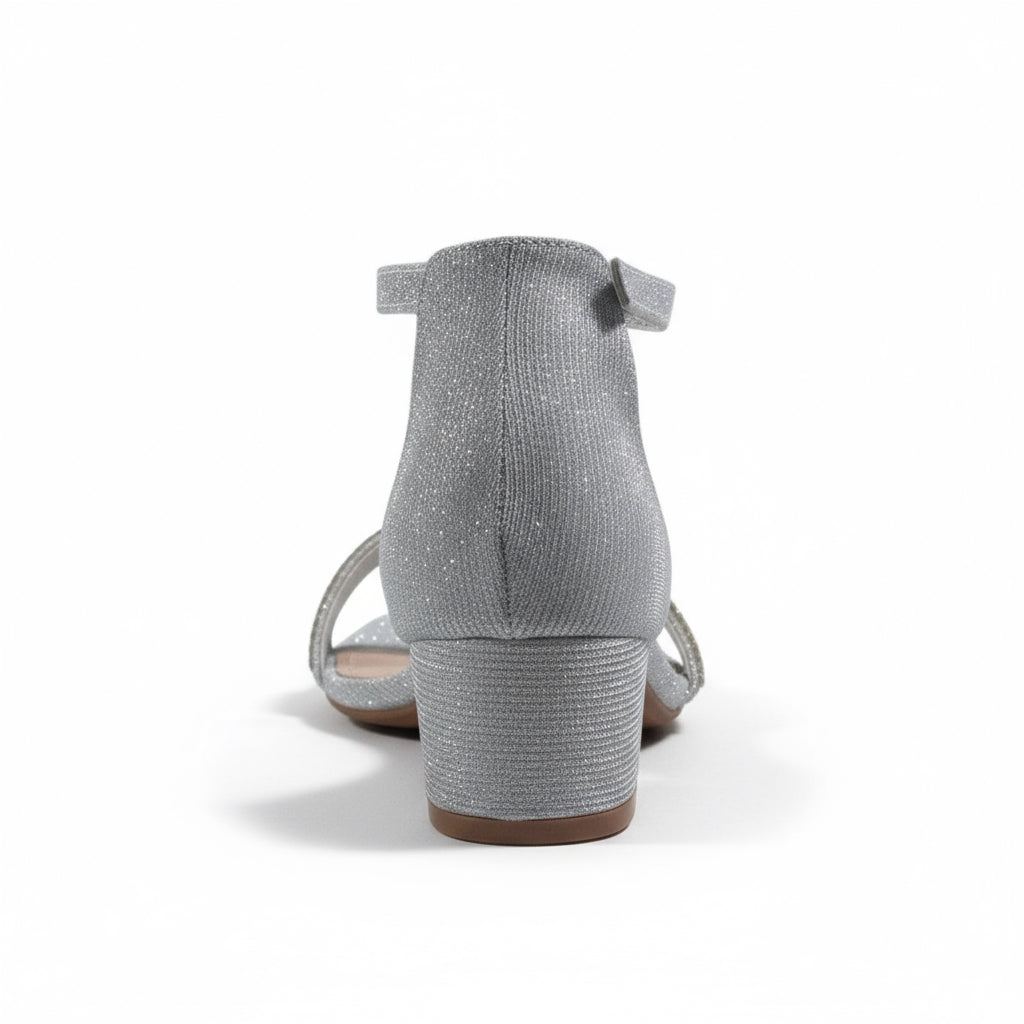 Diamond-1K Silver Kids Shoes